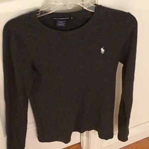 Ralph Lauren grey long sleeved tee